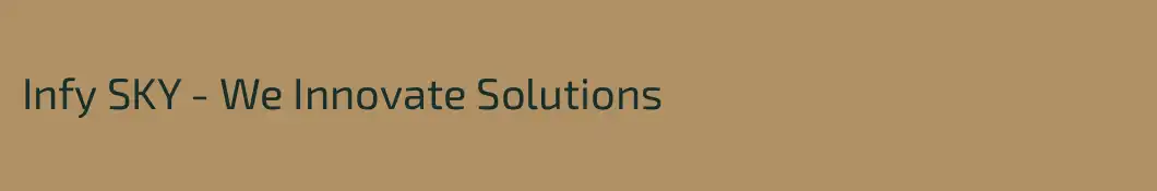 Infy SKY - We Innovate Solutions